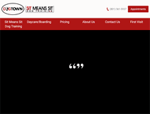 Tablet Screenshot of dogtownutah.com